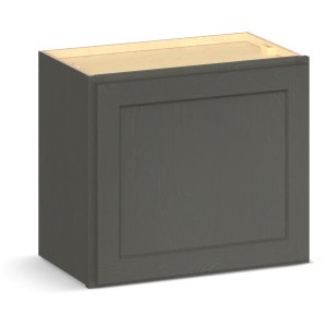 RELIABILT Parkstone II Wall Cabinet, Slate Stained, 21" W, 1 Door, Fully Assembled - 641467 | Lowe's Pro Supply